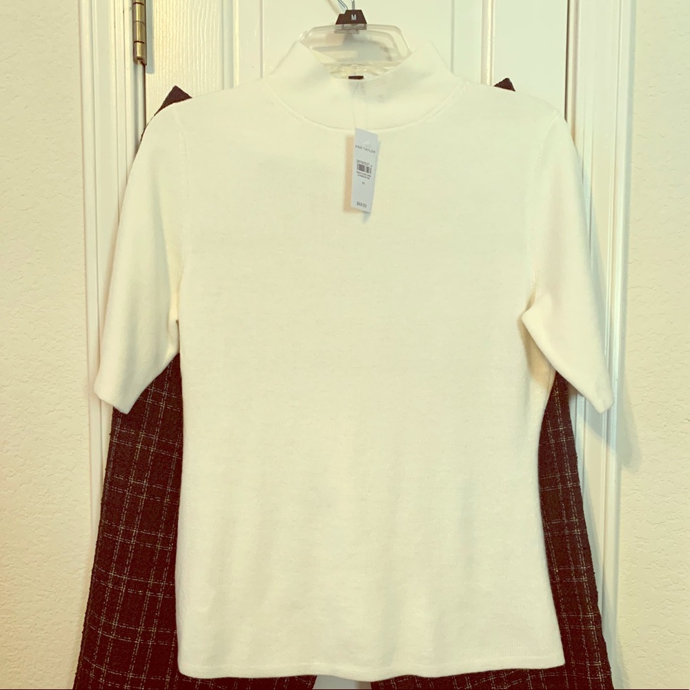 Ann Taylor Mock Turtleneck Sweater
